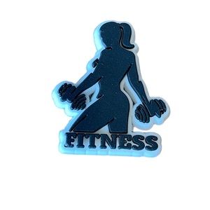 Fitness Croc Charm